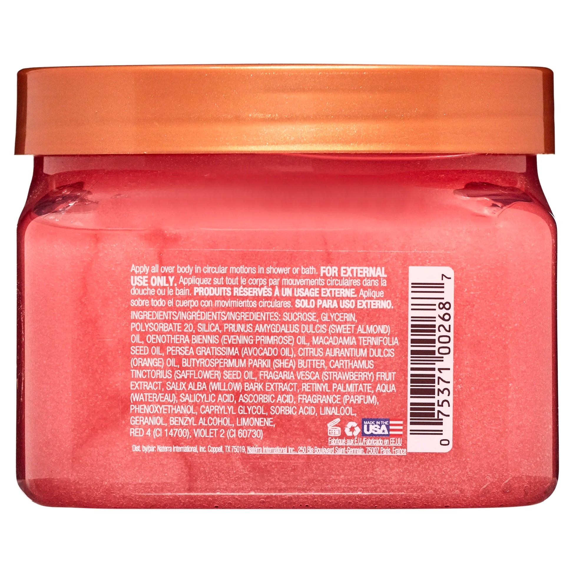 Strawberry Shea Butter Sugar Body Scrub, 18 Oz