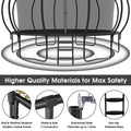 JumpMaster 16FT Trampoline - Heavy Duty with Enclosure, Basketball Hoop & Ladder for Kids & Adults