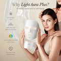 Wireless 7 Color LED Mask Neck Photon Light Skin Rejuvenation Therapy Facial Skin Care Mask