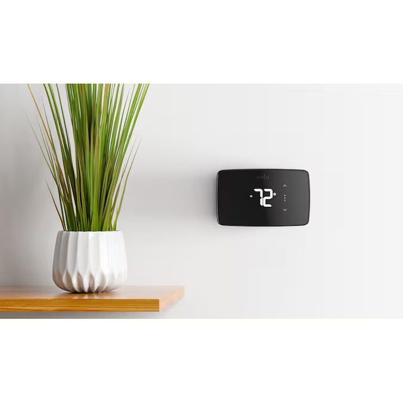 Sensi Black Smart Thermostat with Wi-Fi Compatibility