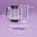 BrewCraft Frappe & Iced Coffee Station - Single Serve Coffee Maker with Integrated Blender, Black Finish