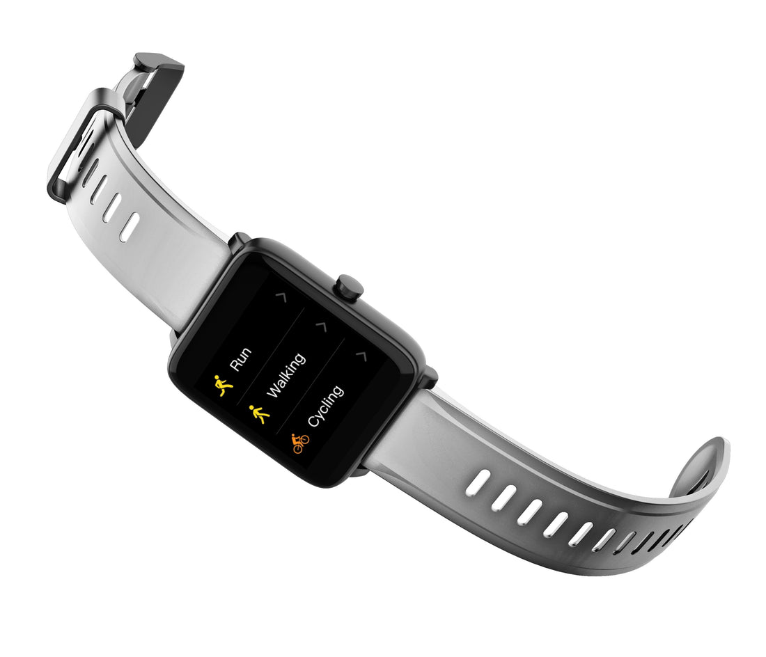 Vibe Lite Smartwatch Fitness Trackers in Gray Color