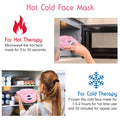 Ice Face Mask, Gel Beads Ice Pack for Puffy Eyes, Dark Circles