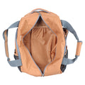 FlexPack 35L Convertible Backpack Duffel - Durable Brown Polyester Travel Bag