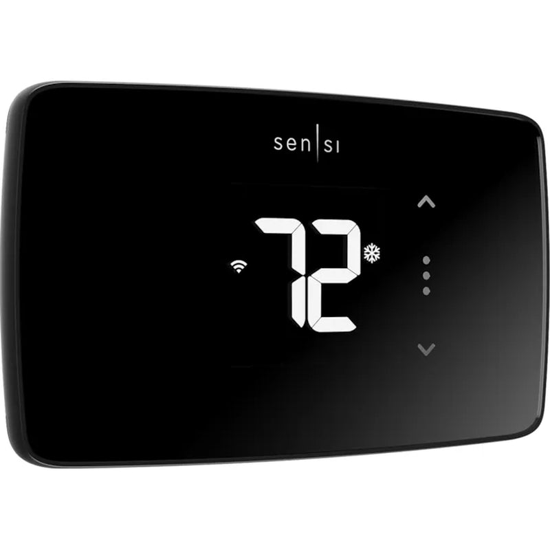 Sensi Black Smart Thermostat with Wi-Fi Compatibility