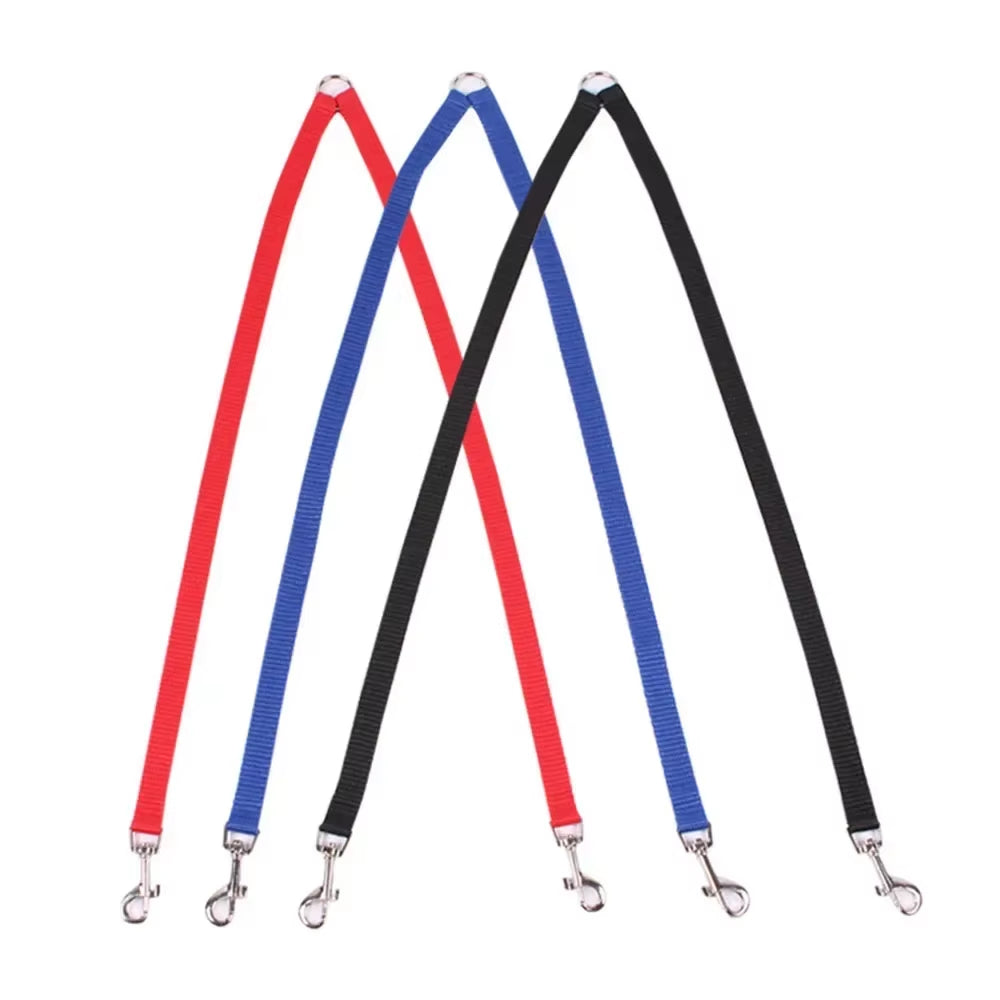 Double Dog Leash No Tangle Dual Dog Leash Lightweight Multiple Leash for 2 Dogs Double Clip Dog Leads Coupler Pet Accessories
