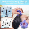 Scalp Massager Portable Electric Scalp Massager Hair Growth,Waterproof Handheld Head Scratcher Massager,3 Speed Modes with 8 Massage Claws Cat Massager(Purple)