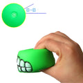 Pet Dog Ball Teeth Funny Trick Toy Silicone Toy for Dogs Chew Squeaker Squeaky Dog Sound Toys Pet Puppy Toys Interactive Cat Toy
