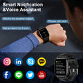 Fashion Smartwatch, 2024 New Fitness and Sports Watch, Men'S Smartwatch (Answer/Make Calls), Ip67 Waterproof, Suitable for Android Ios, Black