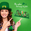 3 Pcs St. Patrick'S Day Decorations Cute Saint Patricks Day Decorations Home Decor Shamrock Decorations Irish Table Decorations (Green)