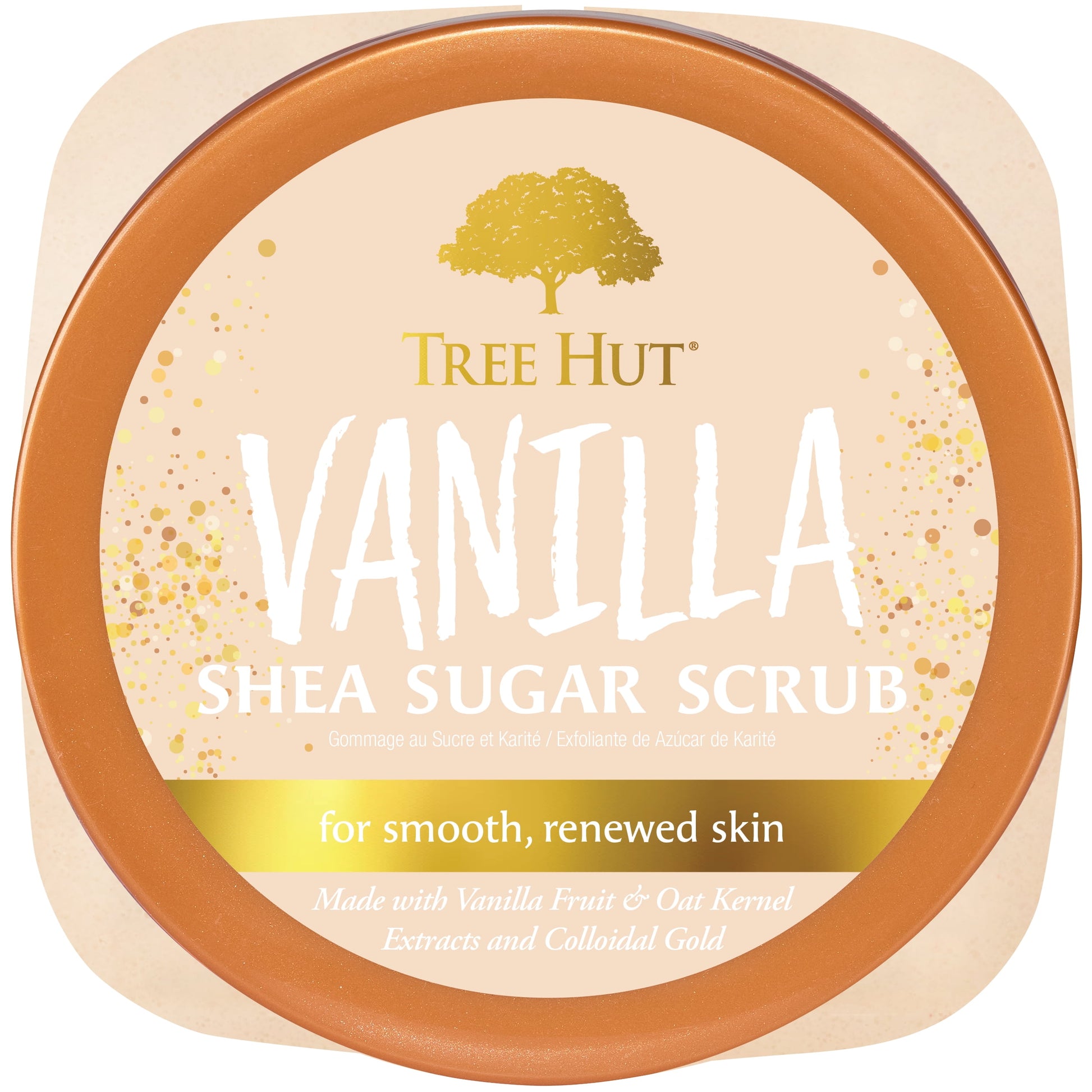 Vanilla Shea Butter Sugar Body Scrub, 18 Oz