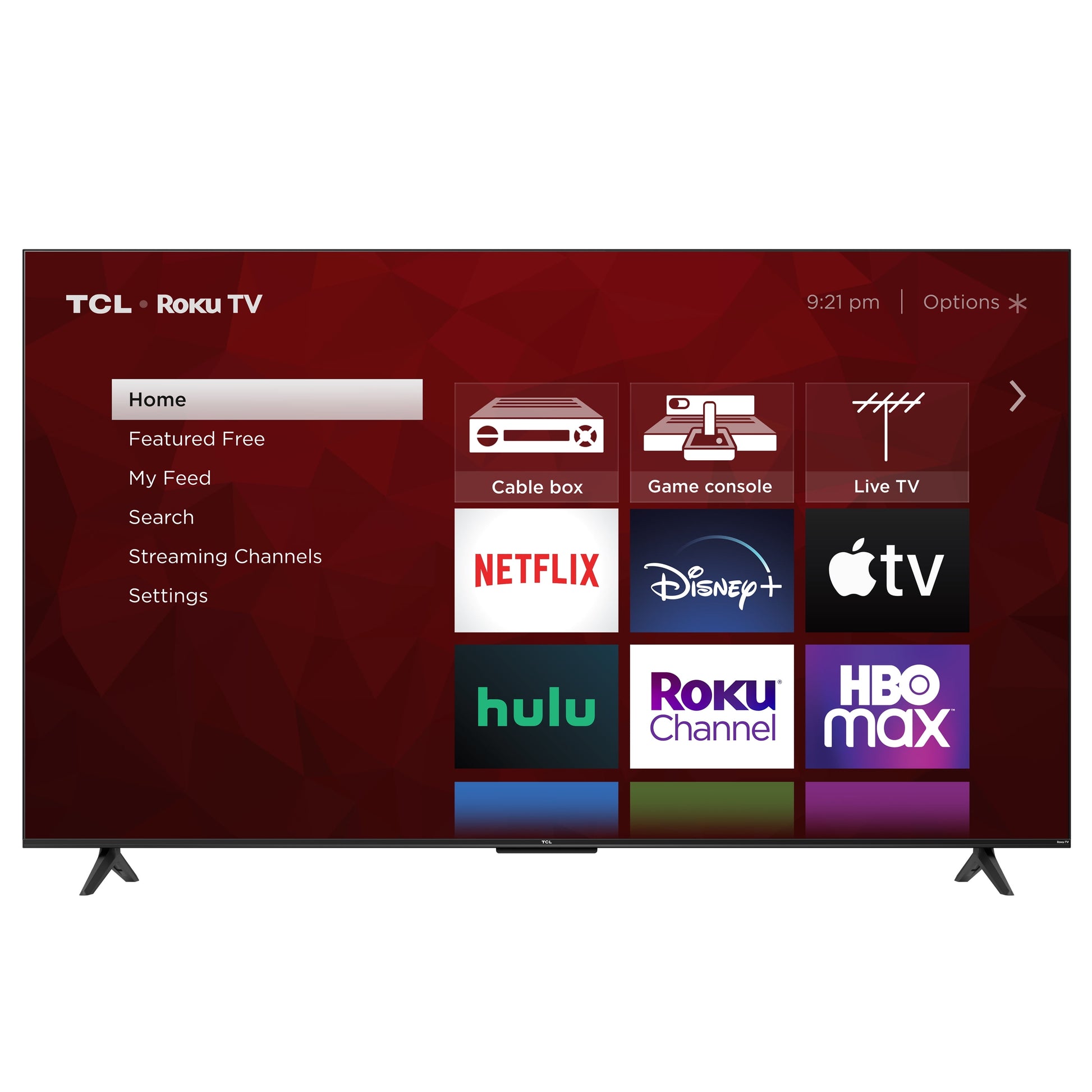 VisionMax 55" 4K UHD Smart TV - HDR & Roku Streaming