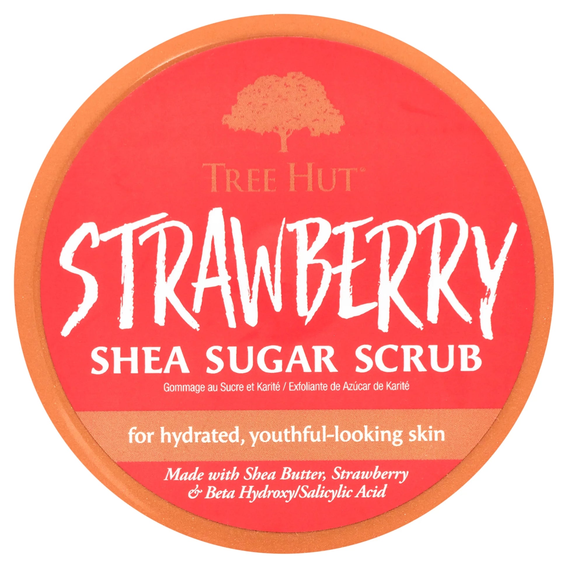 Strawberry Shea Butter Sugar Body Scrub, 18 Oz