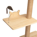 Damyanti Luxe Wall-Mounted Cat Tree - 6-Tier Shelved Climbing Center for Cats