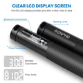 FitTrack 9FT Smart Jump Rope - Adjustable with Calorie & Time Tracking, Black
