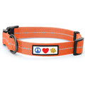 EcoPaws Reflective Dog Collar – Small Coral Recycled Material for Safety & Comfort
