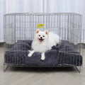 CozyPaws Large Dog Bed - Washable Plush Soft Fluffy Pet Bed for Big Dogs 41 Inch