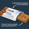 CalmBites Soft-Bake Dog Treats - Peanut Butter & Bacon Bars, 2-Pack