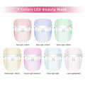 LED Face Mask Light Therapy, 7 Colors Light Therapy Mask for Skin Care at Home