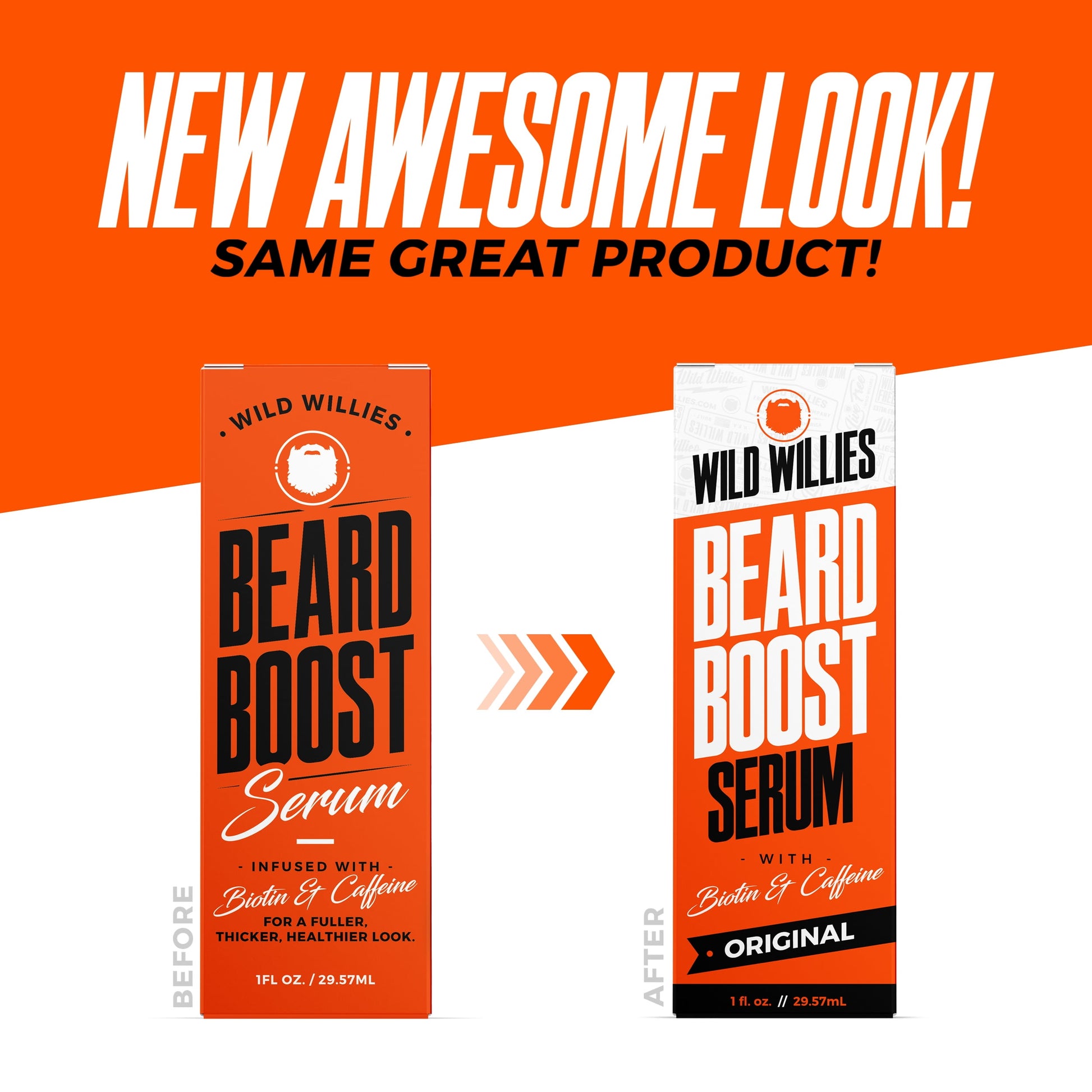 Beard Growth Serum - Natural Enhancer with Biotin, Caffeine & Essential Oils for Fuller, Thicker Facial Hair - Nourishing Daily Grooming