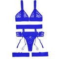Sexy Transparent Bra and Panty Garters Lingerie Underwear Set Sexy Sling Bra Brassiere Suit Temptation Costumes Women