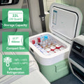 CoolMax 23QT Car Fridge – 12V Portable Freezer for Camping, Trucks, Boats & Home Use