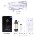PureFlow Mini Water Filter - Portable Survival Straw for Hiking, Camping, and Backpacking