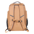 FlexPack 35L Convertible Backpack Duffel - Durable Brown Polyester Travel Bag