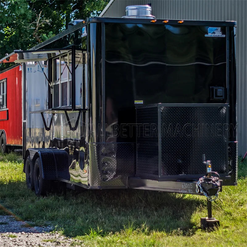 Pizza Cart Food Truck Mobile Kitchen Bbq Kitchen Mobile Fast Food Restaurant Taco Hot Dog Beer Bar Concession Food Trailer
