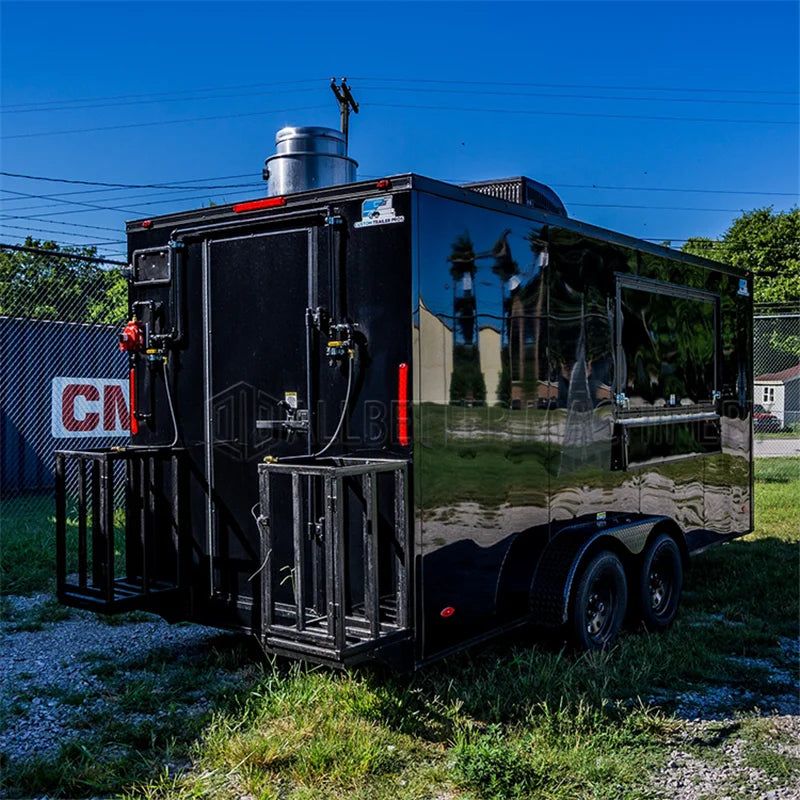 Pizza Cart Food Truck Mobile Kitchen Bbq Kitchen Mobile Fast Food Restaurant Taco Hot Dog Beer Bar Concession Food Trailer