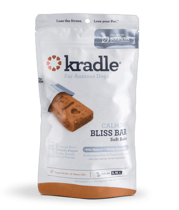 CalmBites Soft-Bake Dog Treats - Peanut Butter & Bacon Bars, 2-Pack