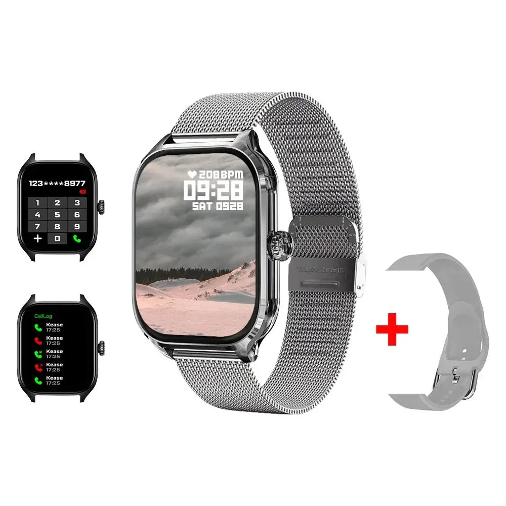 Smartwatch Dial to Answer Calls Calorie Tracking Heart Rate Blood Oxygen Monitoring Bluetooth Smart Watch