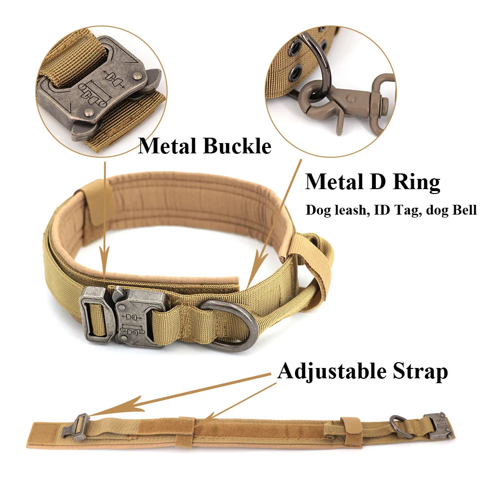 German Shepherd Malinois Large Dog Harness and Leash Set – Training Walking Vest for Medium & Large Dogs
