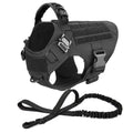 German Shepherd Malinois Large Dog Harness and Leash Set – Training Walking Vest for Medium & Large Dogs