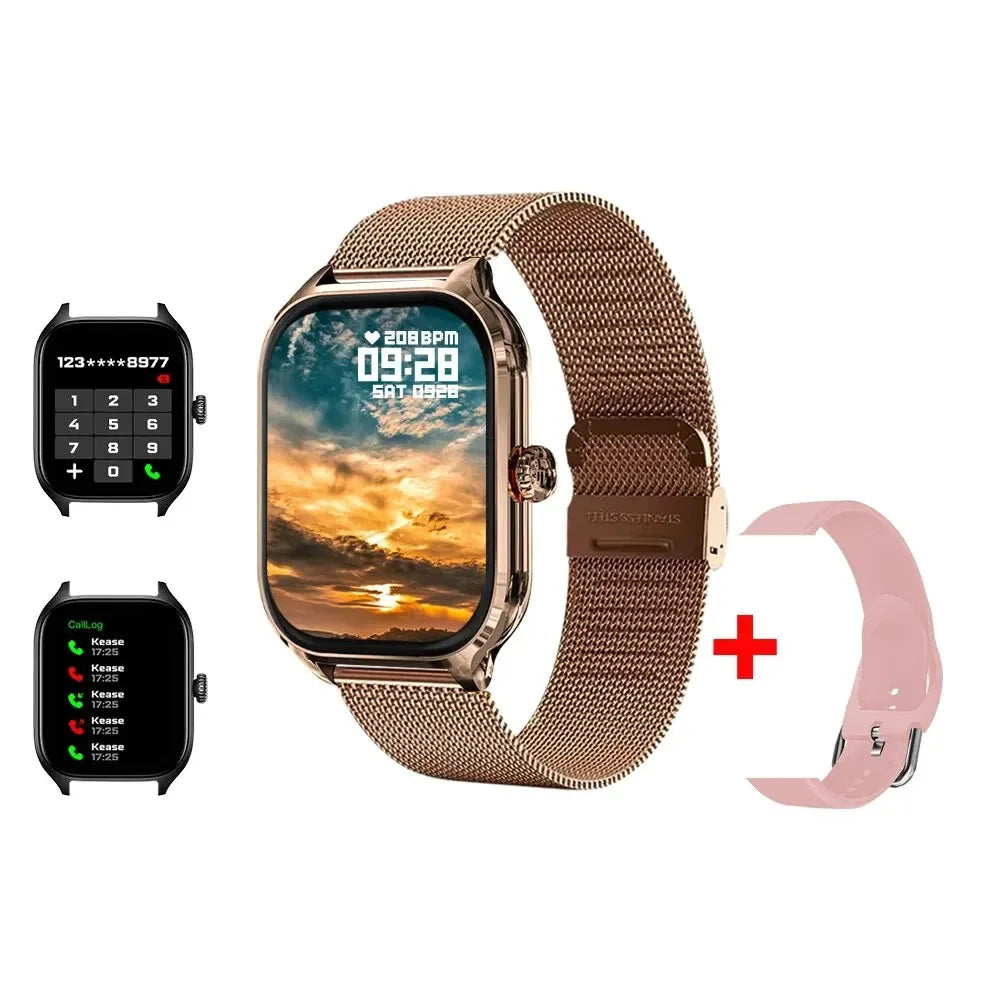 Smartwatch Dial to Answer Calls Calorie Tracking Heart Rate Blood Oxygen Monitoring Bluetooth Smart Watch
