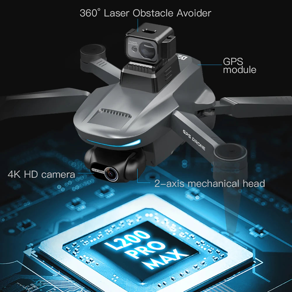 CoolTech L200 PRO/MAX Drone with GPS 4K Camera