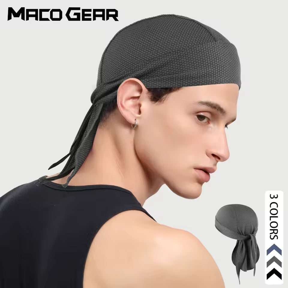 Sports Headscarf Pirate Cap Headband Lightweight Breathable Hat for Men Women Summer Hiking Running Headwear
