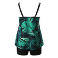 Tankini Swimsuits for Women 2024 Summer Two Piece Bathing Suits Print Sling Swim Tank Top with Shorts Beach Swimwear