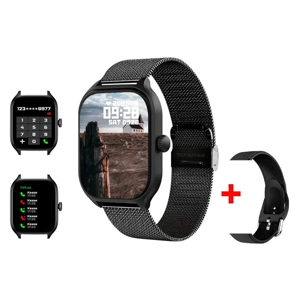 Smartwatch Dial to Answer Calls Calorie Tracking Heart Rate Blood Oxygen Monitoring Bluetooth Smart Watch