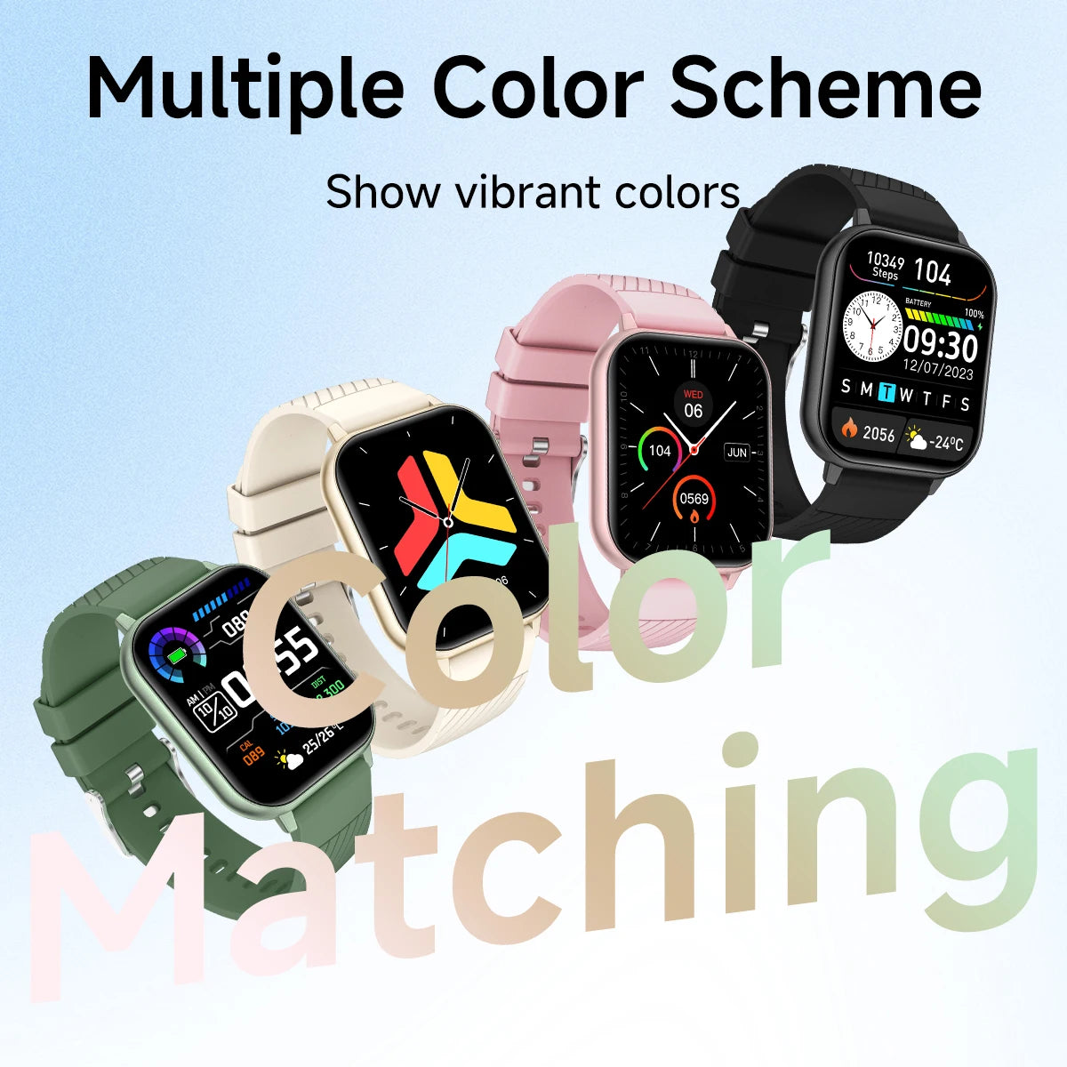 1.83 Inch HD Large Screen Smart Watch Bluetooth Call Sleep Monitoring Exercise Music Playback for Men and Women