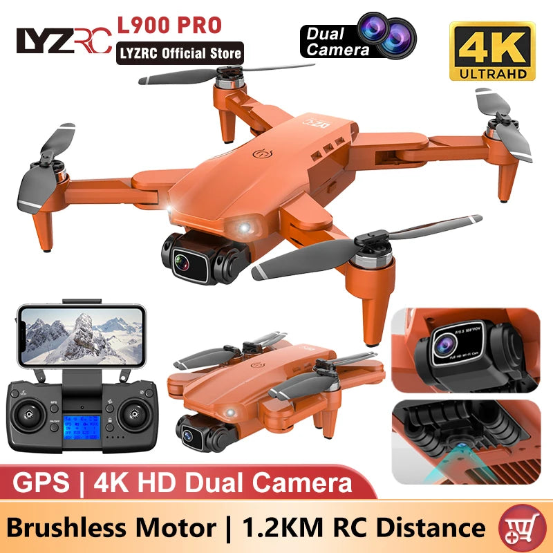 CoolTech L900 PRO GPS Drone 4K Professional HD Dual Camera 5G WIFI