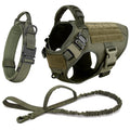 German Shepherd Malinois Large Dog Harness and Leash Set – Training Walking Vest for Medium & Large Dogs