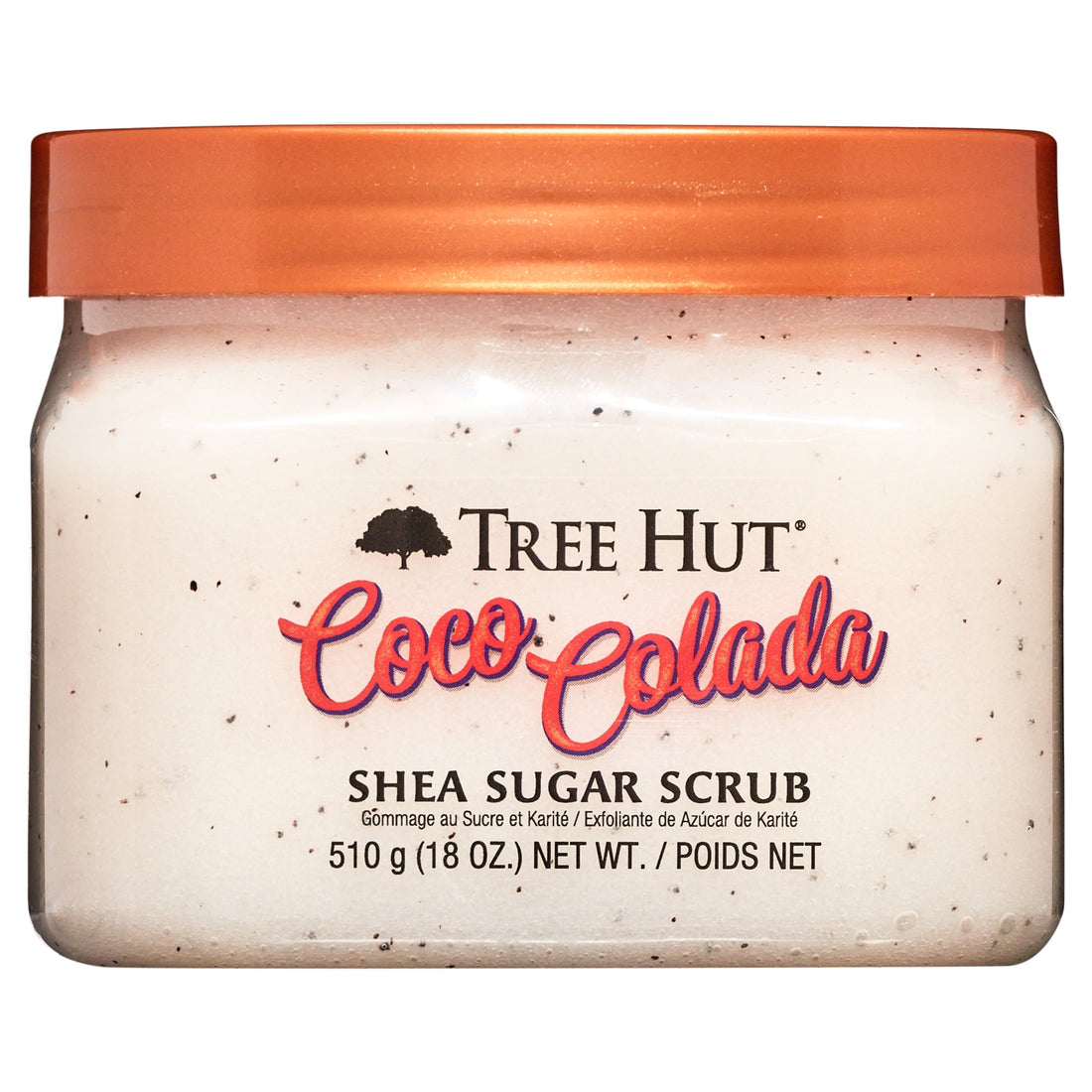 Coco Colada Shea Butter Sugar Body Scrub, 18 Oz