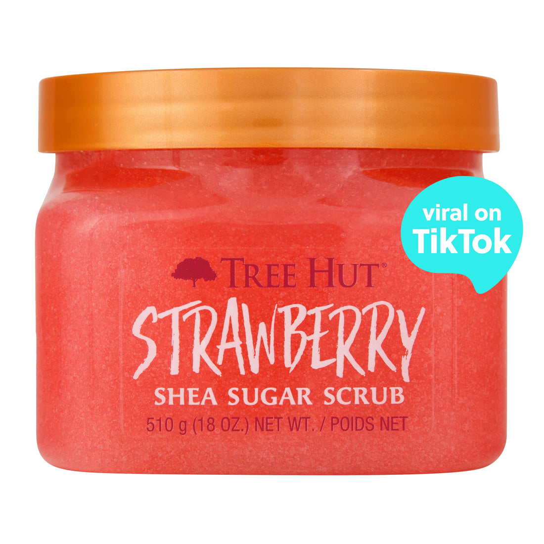 Strawberry Shea Butter Sugar Body Scrub, 18 Oz
