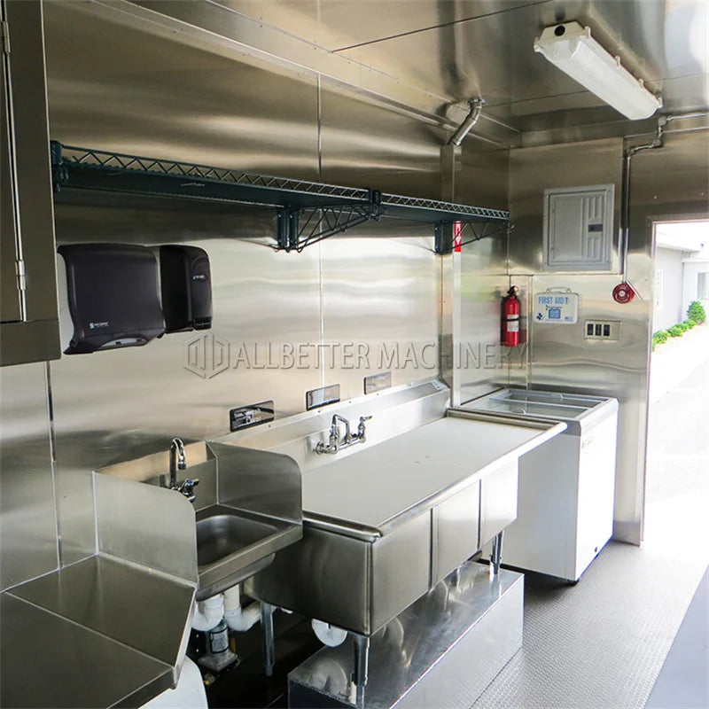 Pizza Cart Food Truck Mobile Kitchen Bbq Kitchen Mobile Fast Food Restaurant Taco Hot Dog Beer Bar Concession Food Trailer