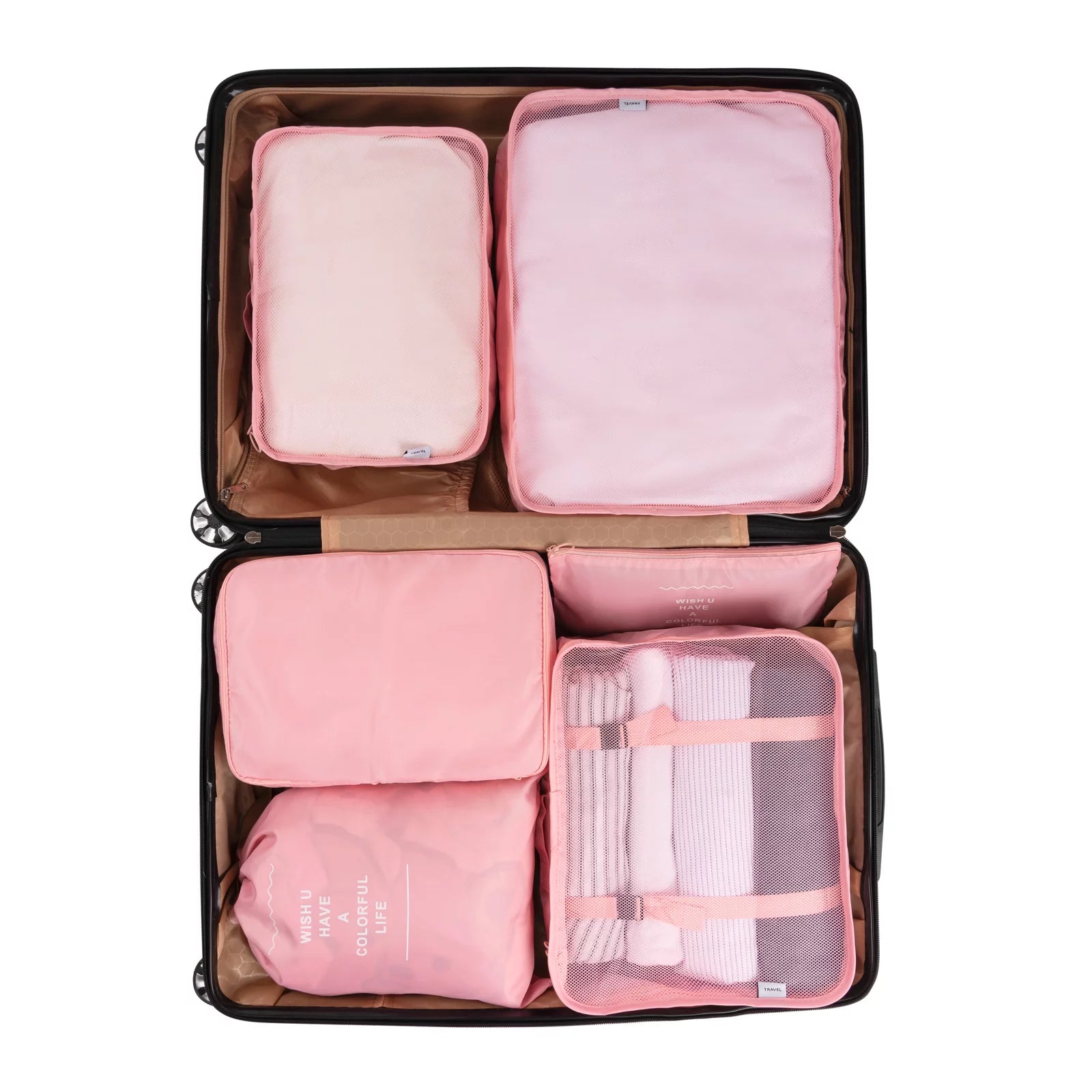 PackMate Set - 6 Travel Luggage Organizers for Efficient Packing