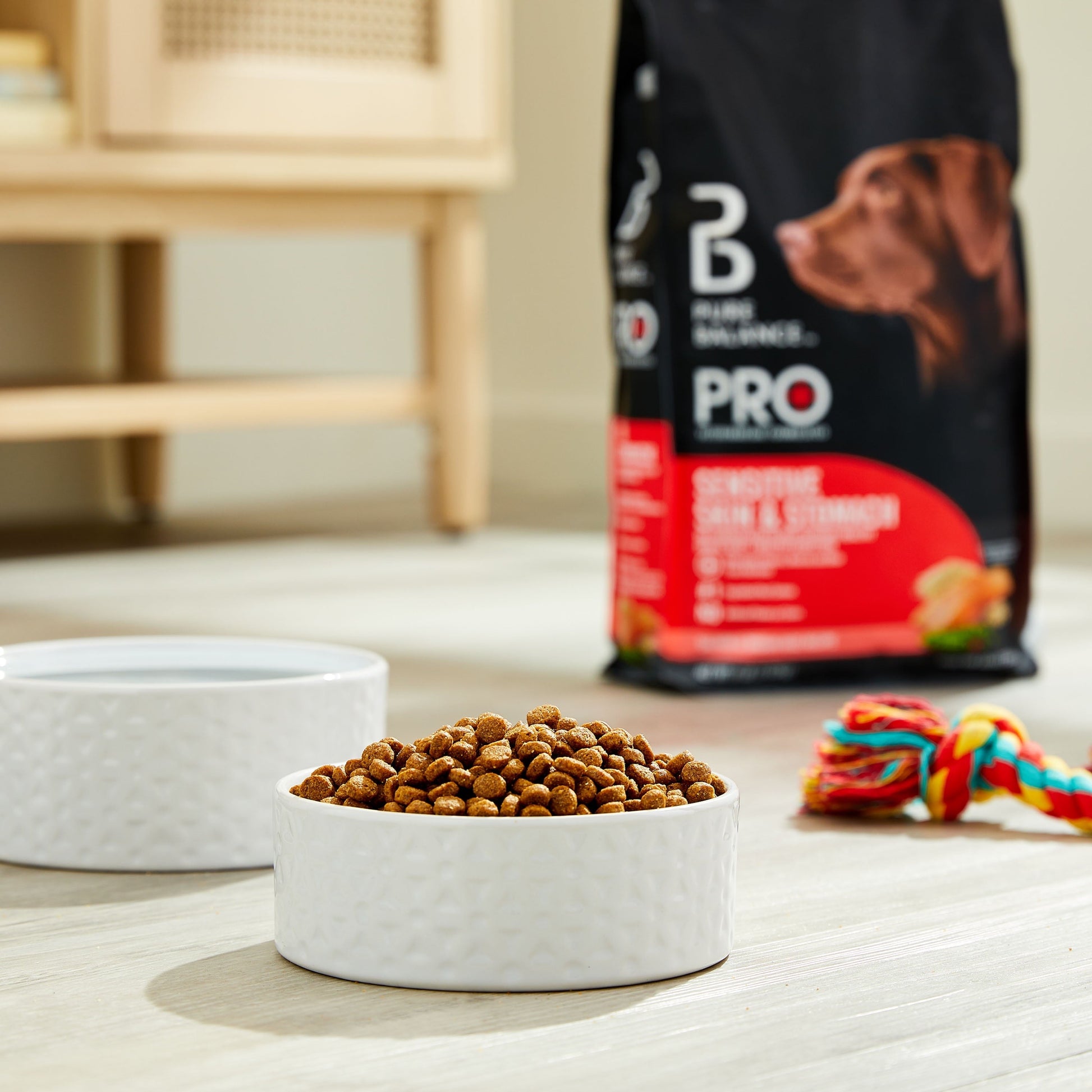 Pro+ Sensitive Skin & Stomach Dog Food - Salmon & Rice, 8 Lb