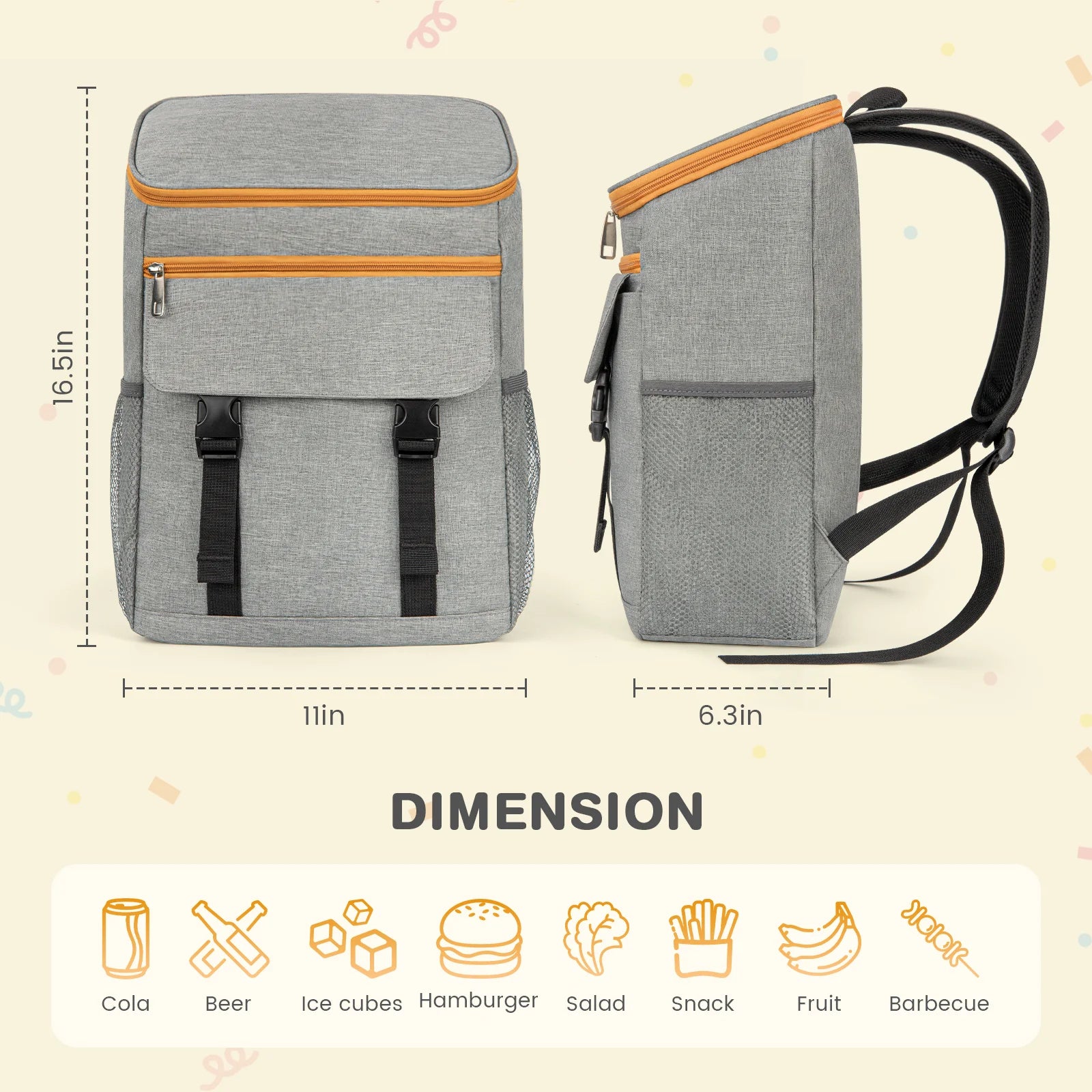 ChillPack Backpack - Large 35 Can Insulated Leakproof Cooler for Travel & Beach Adventures