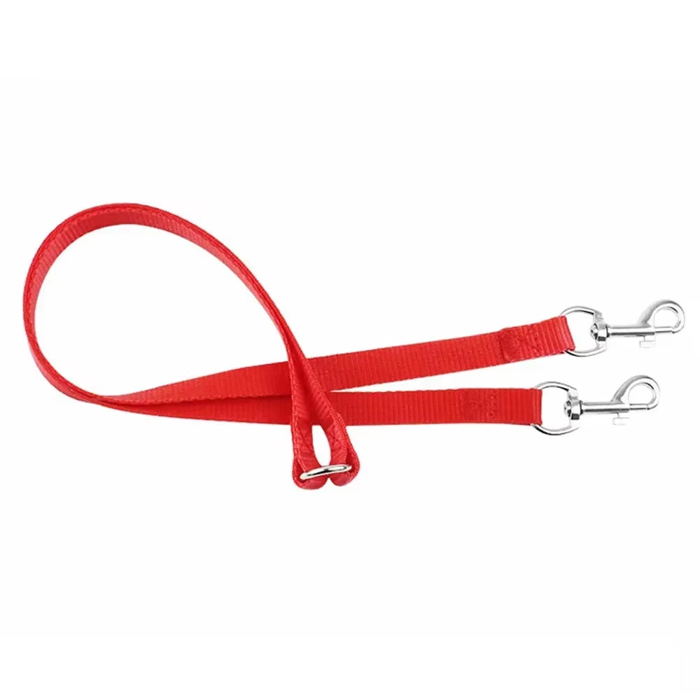 Double Dog Leash No Tangle Dual Dog Leash Lightweight Multiple Leash for 2 Dogs Double Clip Dog Leads Coupler Pet Accessories