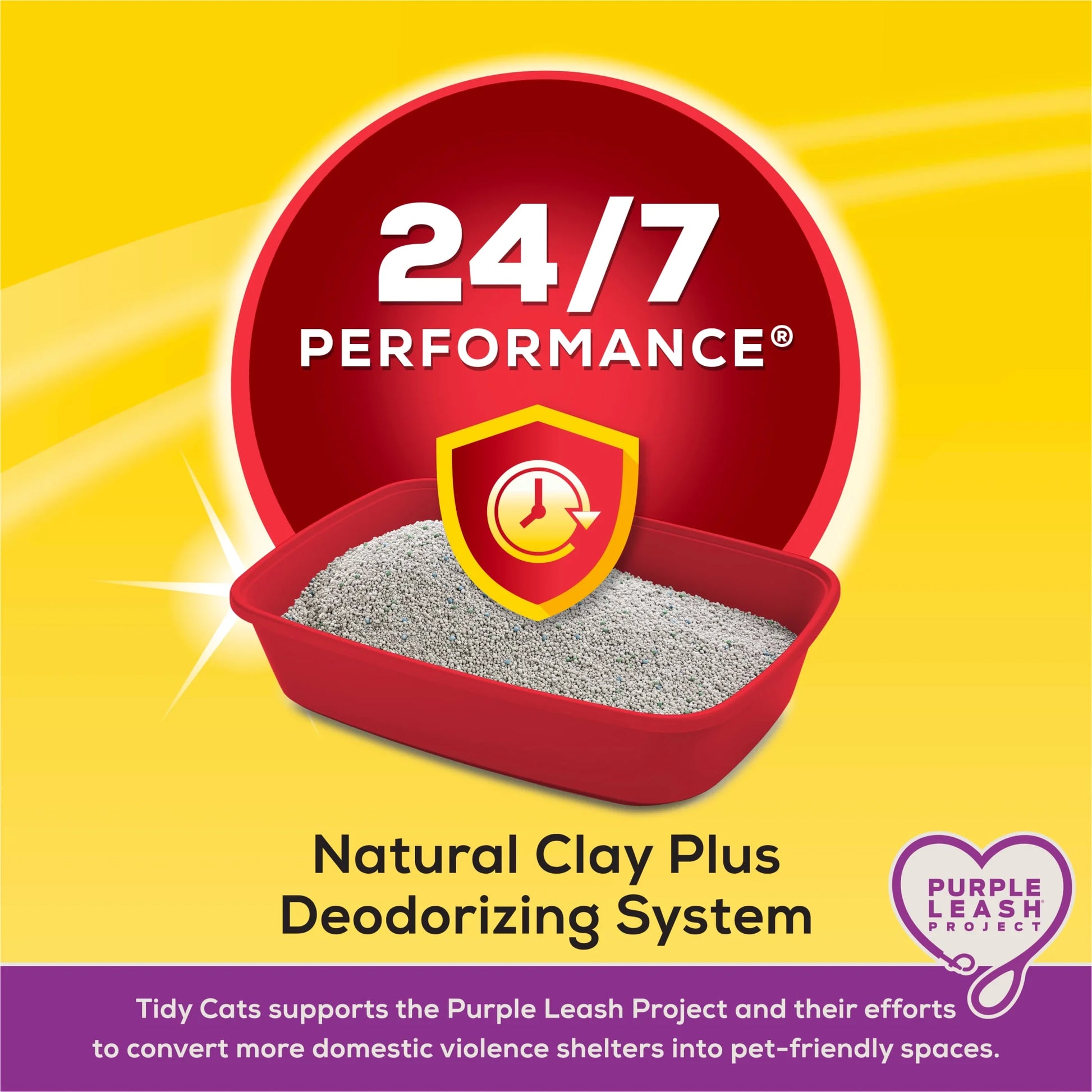 Purina 24/7 Clumping Cat Litter - Low Dust & Deodorizing, 20 Lb. Jug for Clean Homes